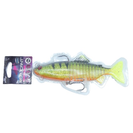 Leurre Souple Arme Fox Rage Jointed Replicant - 20Cm - Fire Tiger Uv