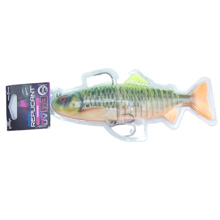 Leurre Souple Arme Fox Rage Jointed Replicant - 23Cm - Uv Natural Perch