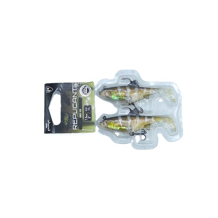 Leurre Souple Arme Fox Rage Micro Replicant Wobble - 7.5Cm - Ghost Ayu - Par 2