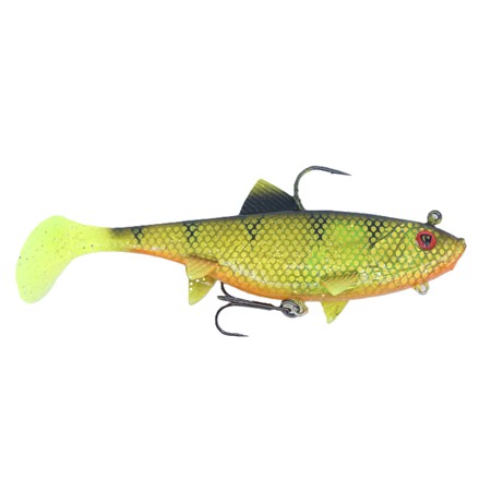 Leurre Souple Arme Fox Rage Replicant Wobble - 14Cm - Uv Bright Perch