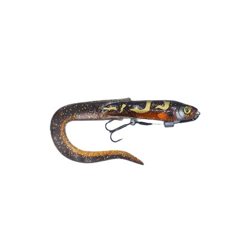 Leurre Souple Armé Fox Rage Slick Eel Loaded - 21Cm - Uv Hot Olive