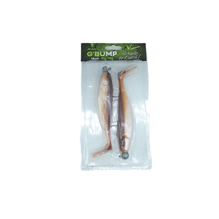 Leurre Souple Armé Gunki G’Bump 140 Ready To Catch - 14Cm - Brown Sugar - Par 2