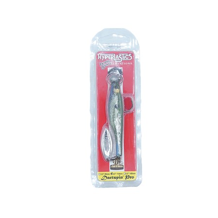 Leurre Souple Arme Hyperlastics Dartspin Pro Jig Head 4 1/2 - 12Cm - Glass Minnow Silver