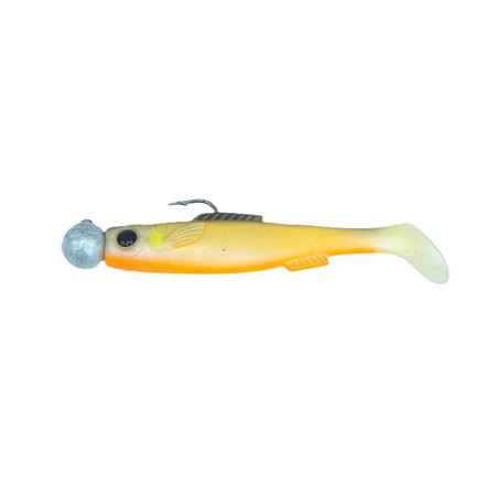 Leurre Souple Armé Hyperlastics Minwaow 4' Round Jighead - 10Cm - 14G - Ochi Ayu