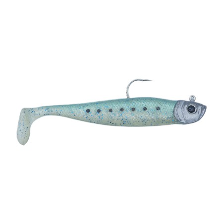 Leurre Souple Armé Madness Madshad 2 100 Monté - 10Cm - Black Iwashi - 20G - N°3/0