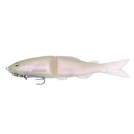 Leurre Souple Armé Megabass Mag Draft Ayu Twitcher - 18Cm - Raver Albino Pearl Shad