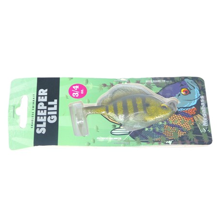Leurre Souple Armé Megabass Sleeper Gill 3.2 - 8Cm - Glitter Noike Gill