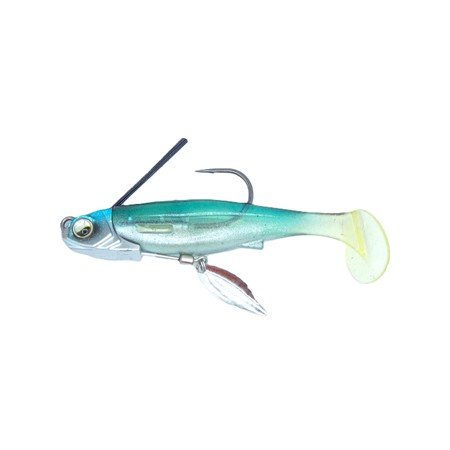 Leurre Souple Armé Raid Japan Head Swimmer Libero - 8Cm - Ice Back - 10G