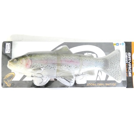 Leurre Souple Armé Savage Gear 3D Lt Trout Ss - 40Cm - Clear Rainbow Trout