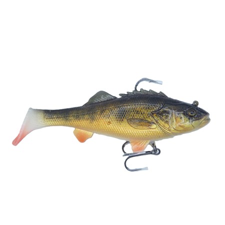 Leurre Souple Armé Savage Gear 3D Perch Rtf Fs - 12.5Cm - Brown Perch