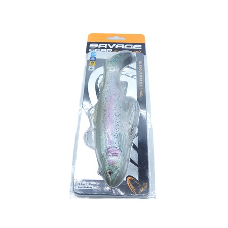 Leurre Souple Armé Savage Gear 3D Trout Shad - 20.5Cm - Clear Rainbow Trout