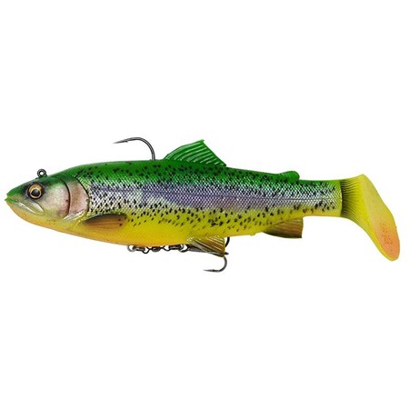 Leurre Souple Arme Savage Gear 4D Rattle Trout - 17Cm - Fire Trout