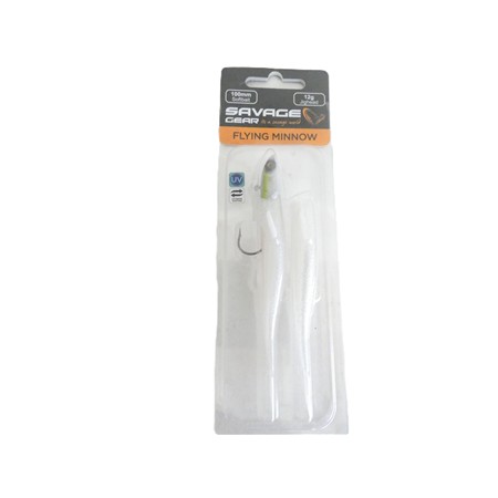 Leurre Souple Armé Savage Gear Flying Minnow - 10Cm - 12G - Bone