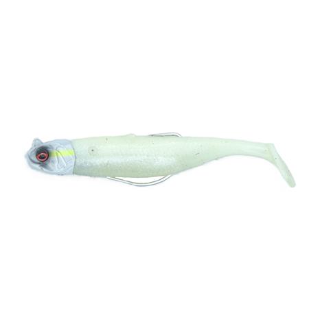 Leurre Souple Armé Savage Gear Savage Minnow Weedless - 12.5Cm - White Pearl Silver