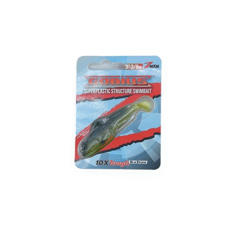 Leurre Souple Armé Zman Gobius 3'' 3/8Oz - 7.6Cm - 10.6G - Hot Snakes