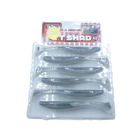 Leurre Souple Bait Breath E.T Shad - 11Cm - 901 - Par 6