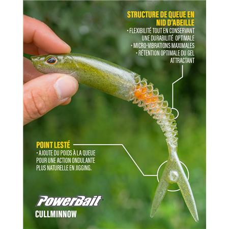 LEURRE SOUPLE BERKLEY CULLMINNOW - 18CM - PAR 2