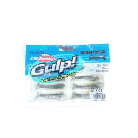 Leurre Souple Berkley Gulp! Shrimp - 5Cm - Natural Shrimp - Par 8