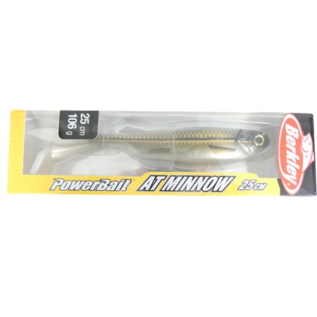 Leurre Souple Berkley Powerbait At Minnow - 25Cm - Gold Shad