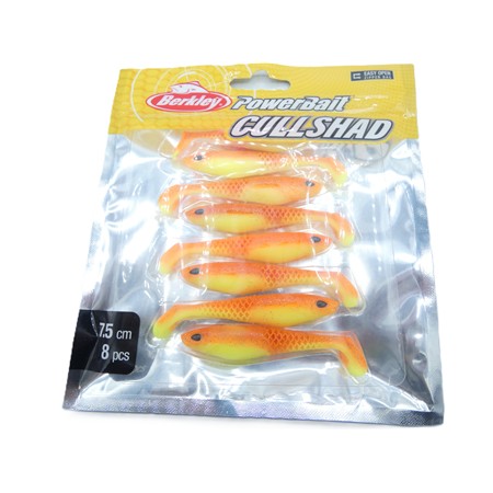 Leurre Souple Berkley Powerbait Cullshad - 7.5Cm - Atomic Chicken - Par 8