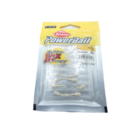 Leurre Souple Berkley Powerbait Fry - 2Cm - Natural White - Par 18