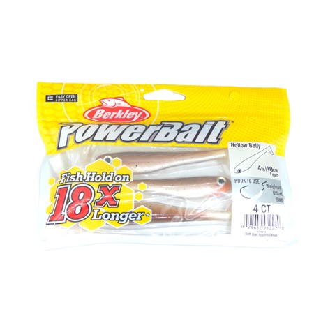 Leurre Souple Berkley Powerbait Hollow Belly - 10Cm - Fegis - Par 4