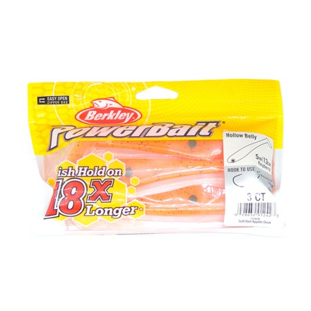 Leurre Souple Berkley Powerbait Hollow Belly - 13Cm - Raspberry - Par 3