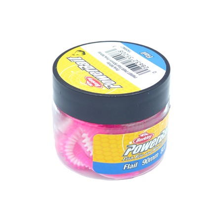 Leurre Souple Berkley Powerbait Power Flail - 9Cm - Pink White - Par 8