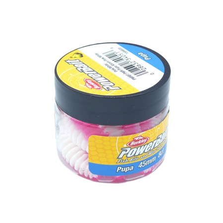 Leurre Souple Berkley Powerbait Power Pupa - 4.5Cm - Pink White - Par 8