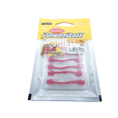 Leurre Souple Berkley Powerbait Swordtail - 3Cm - Red - Par 14