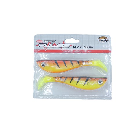 Leurre Souple Berkley Pulse Shad - 14Cm - Yellow Tiger - Par 2