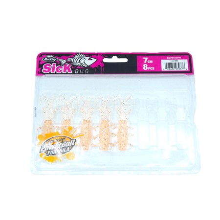 Leurre Souple Berkley Sick Bug - 7Cm - Earthworm - Par 5