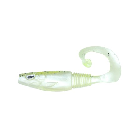 Leurre Souple Berkley Sick Curl - 8Cm - Salt & Pepper