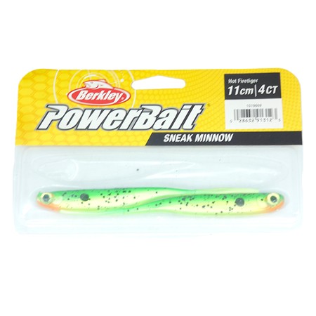 Leurre Souple Berkley Sneakminnow - 11Cm - Hot Fire Tiger - Par 4