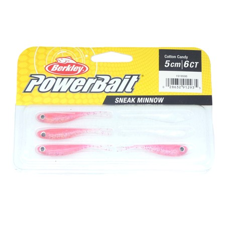 Leurre Souple Berkley Sneakminnow - 5Cm - Cotton Candy - Par 4