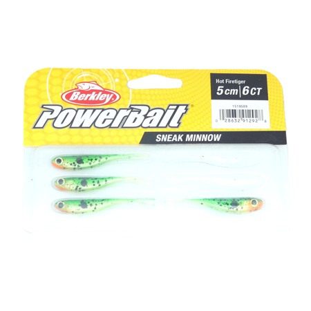 Leurre Souple Berkley Sneakminnow - 5Cm - Hot Fire Tiger - Par 4
