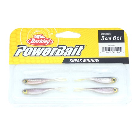 Leurre Souple Berkley Sneakminnow - 5Cm - Wakasagi - Par 4