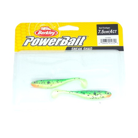 Leurre Souple Berkley Sneakshad - 7.5Cm - Hot Fire Tiger - Par 2