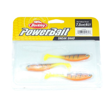 Leurre Souple Berkley Sneakshad - 7.5Cm - Hot Yellow Perch - Par 3