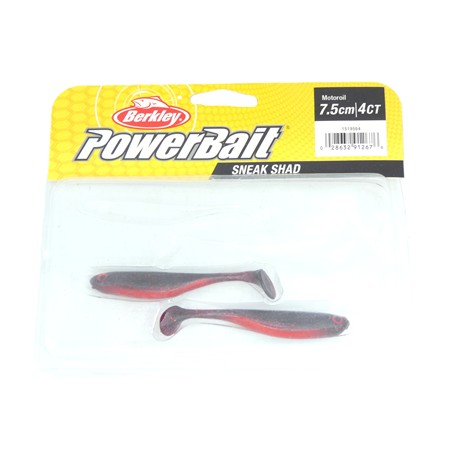 Leurre Souple Berkley Sneakshad - 7.5Cm - Motoroil - Par 2
