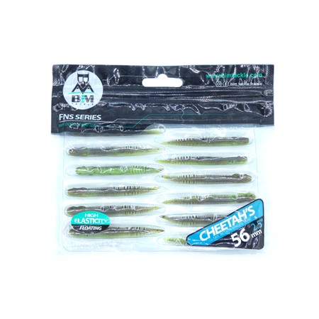 Leurre Souple Bim Tackle Cheetah's Pin Tail - 5.6Cm - Summercraw - Par 10