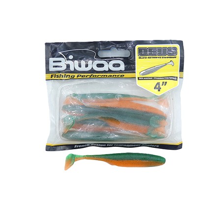 Leurre Souple Biwaa Deus 4 - 10Cm - Fire Tiger - Par 7