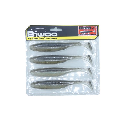 Leurre Souple Biwaa Deus 6 - 15Cm - Golden Shiner - Par 4