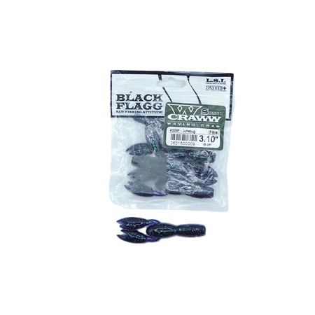 Leurre Souple Black Flagg Waving Craw - 3.10” - Par 5