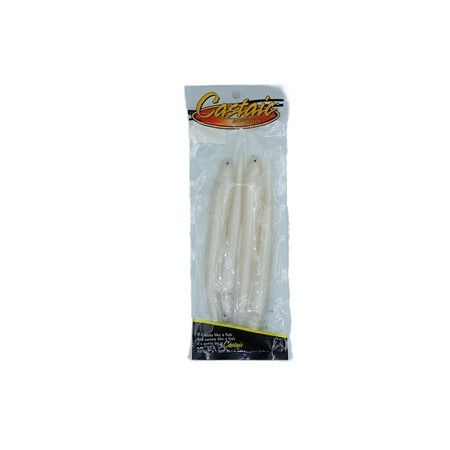 Leurre Souple Castaic Jerky J Eel - Couleur Albino - Par 4