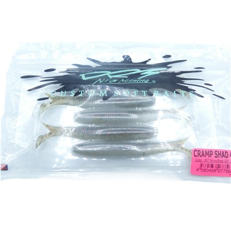 Leurre Souple Cramp Shad 4.5” - 11 Cm  - Par 5