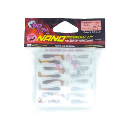 Leurre Souple Crazy Fish Nano Minnow 1.1” - 2.7Cm - 14 - Par 16
