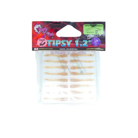 Leurre Souple Crazy Fish Tipsy 1,2” - 3Cm - Dark Beer - Par 16