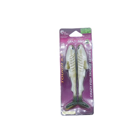 Leurre Souple Crazy Fish Tough 5.9” - 15Cm - Ayu - Par 2