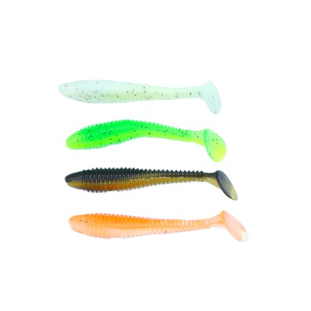 Leurre Souple Crazy Fish Vibro Fat 3.2” - 8Cm - - Par 4